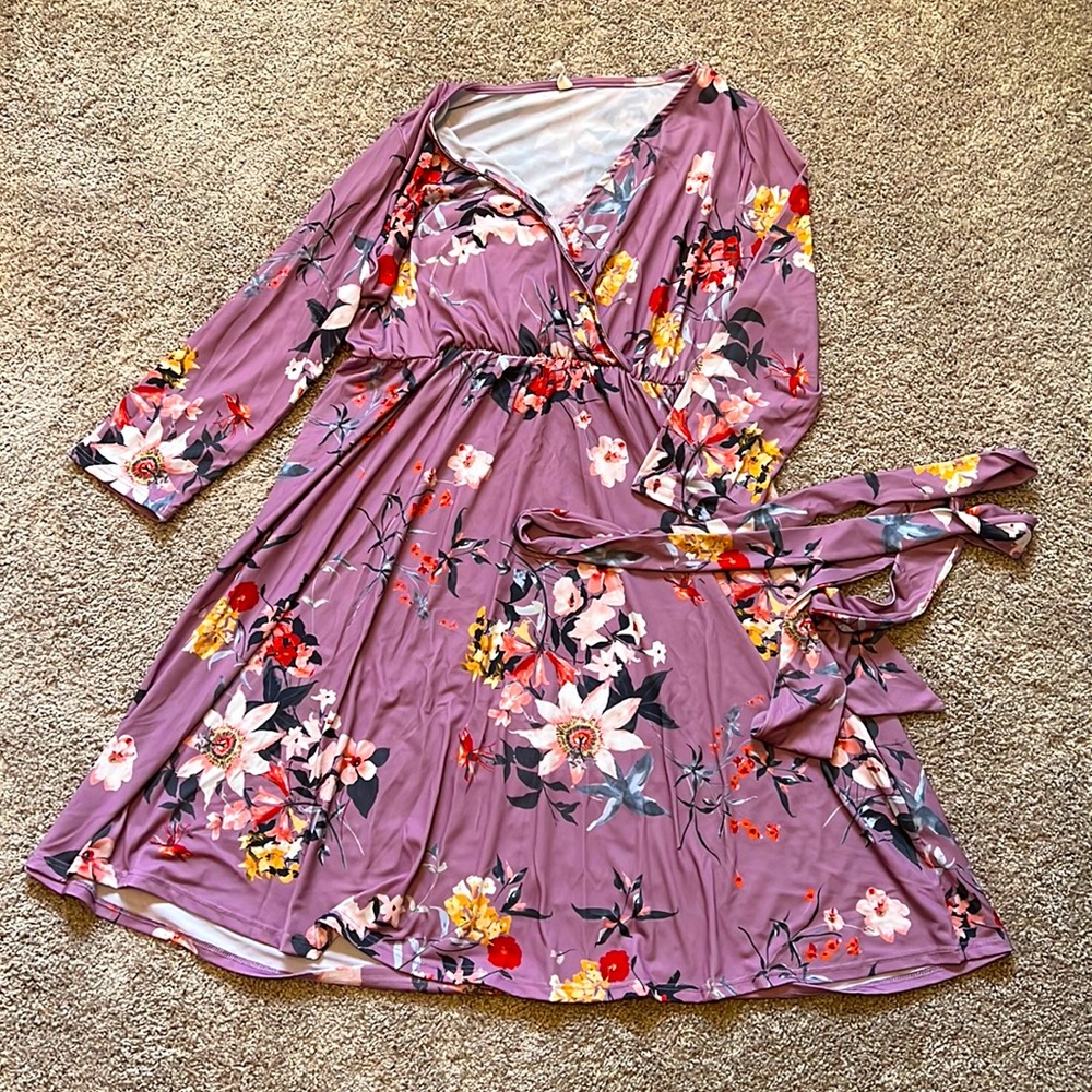 PinkBlush Maternity Floral Dress